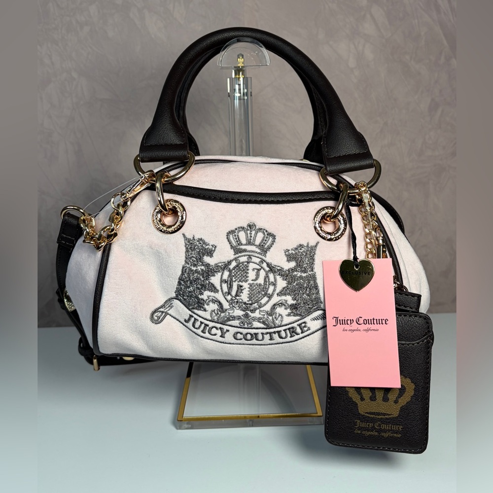JUST IN! Juicy Couture Classic Scottie Dogs Satchel VIRAL HTF